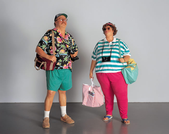Duane Hanson hyper realists sculptures